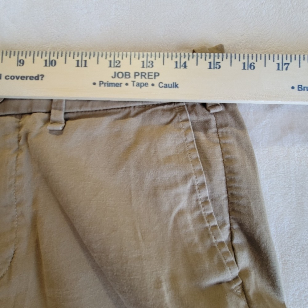Abercrombie & Fitch Chino Shorts Mens 30 Tan Stretch‎ Twill Flat Front Classic - Picture 4 of 9